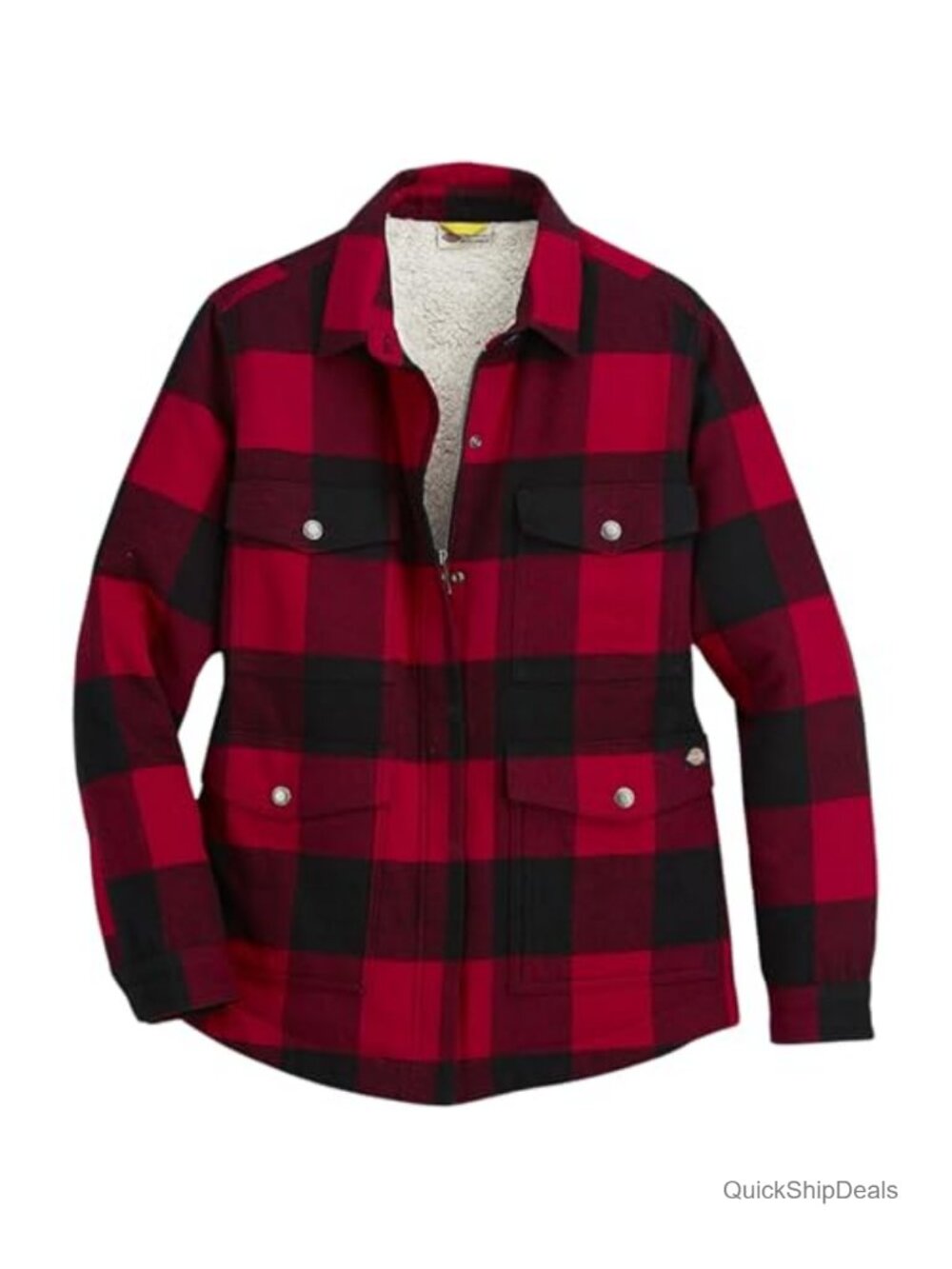 Sherpa Lined Flannel Chore Coat DWR